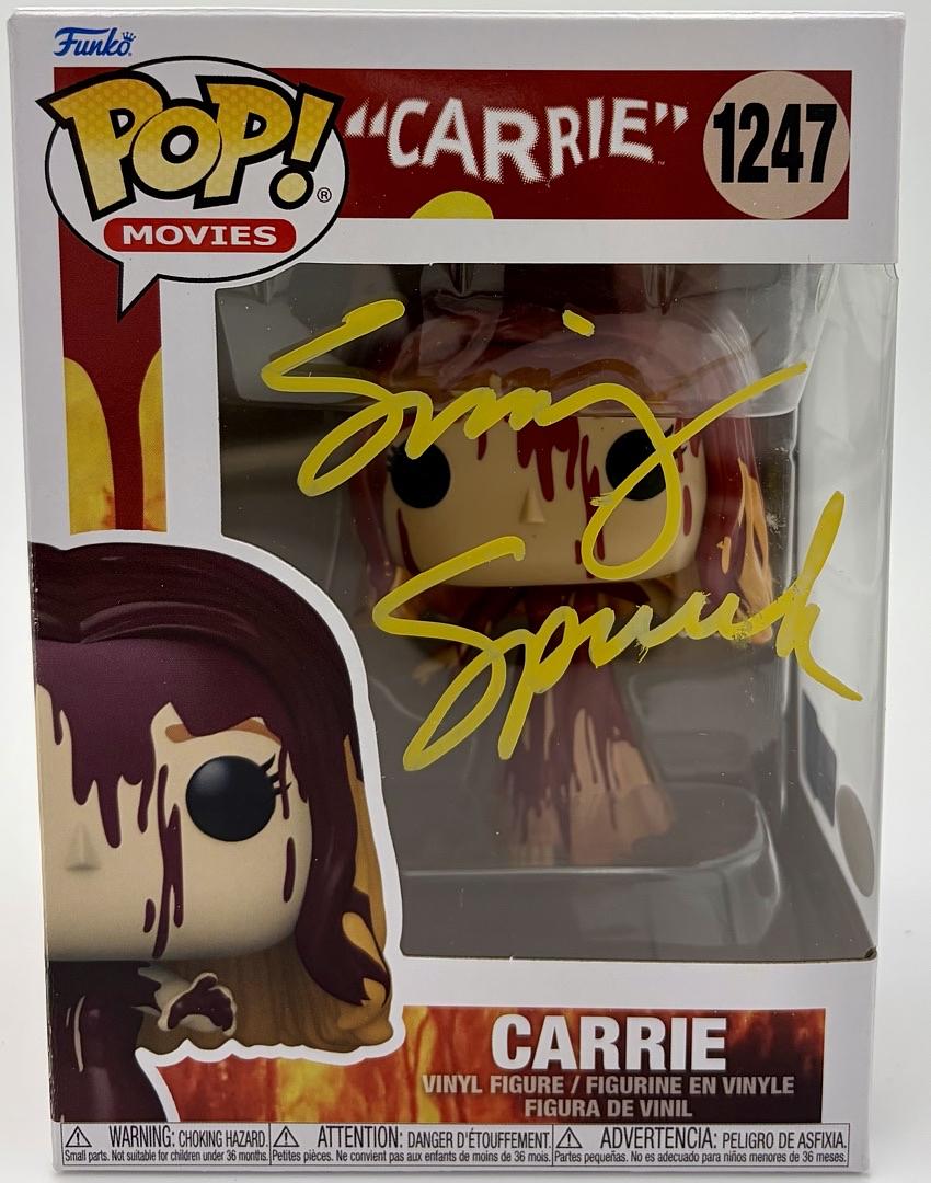 Sissy Spacek Signed Funko Pop #1247 (Carrie) - Beckett COA & OC Celebrity Mtkg